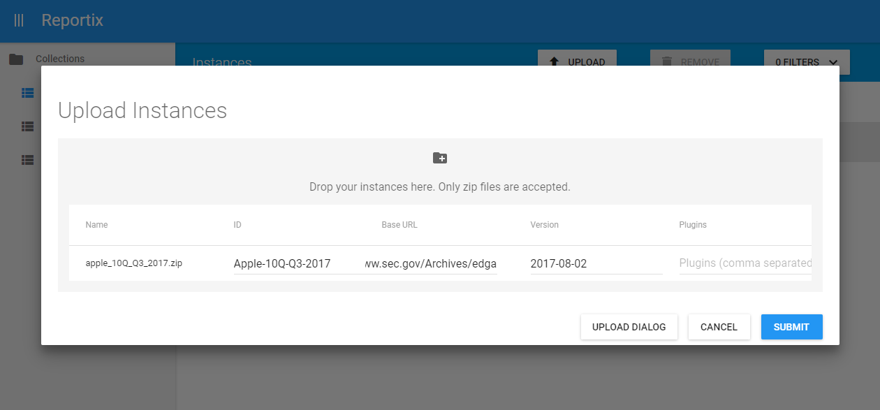 Import an Apple instance with the Admin UI